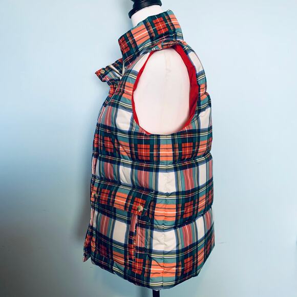 J. Crew Stewart Tartan Signature Puffer Vest - Picture 3 of 14